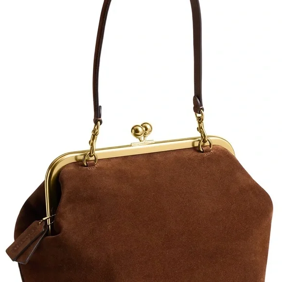 COACH
Kisslock Large Suede Frame Bag 27 - Picture 5 of 5